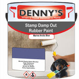 Denny's Waterpoof Paint For Stamp Out Damp Colour- Marine Arctic Blue - Damp-Block Mould-Safe Breathable