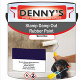Denny's Waterpoof Paint For Stamp Out Damp Colour- Marine Blue - Damp-Block Mould-Safe Breathable