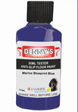 Denny's Floor Paint For Grip Coating Colour- Marine Blueprint Blue - Anti-Slip Hardwearing Safe