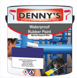 Denny's Waterpoof Paint For Ponds Colour- Marine Blueprint Blue - Waterproof Fish-Safe Leakstop