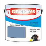 Denny's Plastic Paint For Pipes Colour- Marine Harbour Blue - Chemical-Safe Impactproof Durable