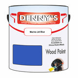 Denny's Wood Paint For Decking Colour- Marine Jet Blue - Anti-Slip Weatherproof Durable