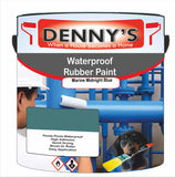 Denny's Waterpoof Paint For Water Tanks Colour- Marine Midnight Blue - Water-Seal Potable-Safe Anticorrosion