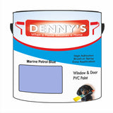 Denny's Plastic Paint For Pipes Colour- Marine Petrol Blue - Chemical-Safe Impactproof Durable