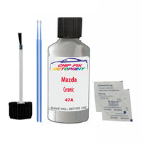 Mazda Ceramic Touch Up Paint Code 47A Scratch Repair Kit