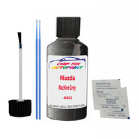 Mazda Machine Grey Touch Up Paint Code 46G Scratch Repair Kit