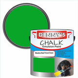 Denny's Chalk Paint For Walls Colour- Meadow Basil Forest Green - Matte Wipe-Clean Coverage
