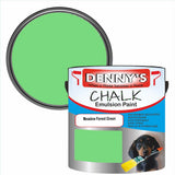 Denny's Chalk Paint For Walls Colour- Meadow Forest Green - Matte Wipe-Clean Coverage