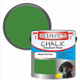 Denny's Chalk Paint For Furniture Colour- Meadow Fresh Green - Matte Scuffproof Refresh