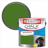Denny's Chalk Paint For Walls Colour- Meadow Willow Green - Matte Wipe-Clean Coverage