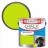 Denny's Chalk Paint For Furniture Colour- Meadow Wreath Green - Matte Scuffproof Refresh