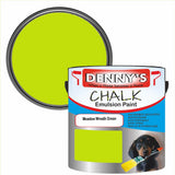 Denny's Chalk Paint For Walls Colour- Meadow Wreath Green - Matte Wipe-Clean Coverage