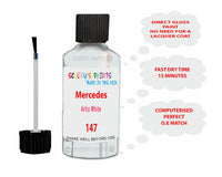 Mercedes Artic White Paint Code 147