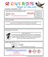 Instructions for use Mercedes Artic White Car Paint