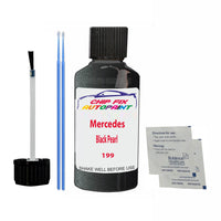 Mercedes Black Pearl Touch Up Paint Code 199 Scratch Repair Kit