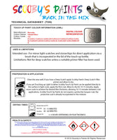 Instructions for use Mercedes Cubanit Silver Car Paint