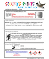 Instructions for use Mercedes Iridium Silver Car Paint