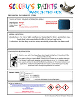 Instructions for use Mercedes Lotus Blue Car Paint