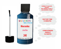 Mercedes Lotus Blue Paint Code 240