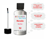 Mercedes Polar Silver Paint Code 761