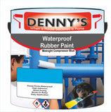 Denny's Waterpoof Paint For Ponds Colour- Midnight Compressor Blue - Waterproof Fish-Safe Leakstop