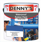 Denny's Waterpoof Paint For Ponds Colour- Midnight Jet Blue - Waterproof Fish-Safe Leakstop