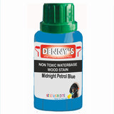Denny's Stain Paint For Fences Colour- Midnight Petrol Blue - Weatherproof Uv-Safe Protect