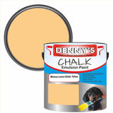 Denny's Chalk Paint For Furniture Colour- Mimosa Lemon Butter Yellow - Matte Scuffproof Refresh