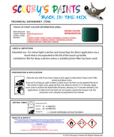 Instructions for use Mini British Racing Green 4 Car Paint