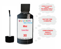 Mini Cosmos Black Paint Code 303