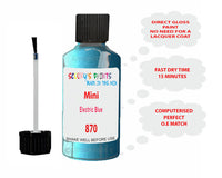 Mini Electric Blue Paint Code 870