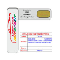 Paint Code Loacation Mini Interchange Yellow