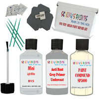 Mini Light White Car Detailing Paint and polish finishing kit