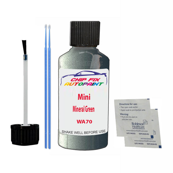 Mini Mineral Green Touch Up Paint Code WA70 Scratch Repair Kit