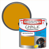 Denny's Chalk Paint For Walls Colour- Mink Cocoa Hazel Brown - Matte Wipe-Clean Coverage