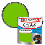 Denny's Chalk Paint For Walls Colour- Mint Forest Meadow Green - Matte Wipe-Clean Coverage