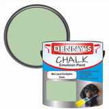 Denny's Chalk Paint For Walls Colour- Mint Laurel Eucalyptus Green - Matte Wipe-Clean Coverage