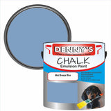 Denny's Chalk Paint For Furniture Colour- Mist Breeze Blue - Matte Scuffproof Refresh