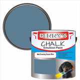 Denny's Chalk Paint For Ceilings Colour- Mist Evening Ocean Blue - Matte Stain-Hide Ceiling