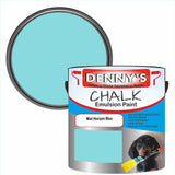 Denny's Chalk Paint For Walls Colour- Mist Horizon Blue - Matte Wipe-Clean Coverage