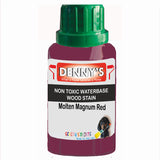 Denny's Stain Paint For Fences Colour- Molten Magnum Red - Weatherproof Uv-Safe Protect