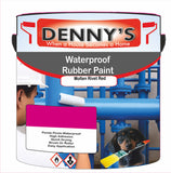Denny's Waterpoof Paint For Ponds Colour- Molten Rivet Red - Waterproof Fish-Safe Leakstop