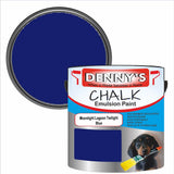 Denny's Chalk Paint For Ceilings Colour- Moonlight Lagoon Twilight Blue - Matte Stain-Hide Ceiling
