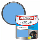 Denny's Chalk Paint For Walls Colour- Moonlight Ocean Blue - Matte Wipe-Clean Coverage