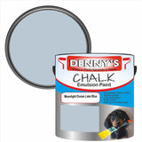 Denny's Chalk Paint For Furniture Colour- Moonlight Ocean Lake Blue - Matte Scuffproof Refresh