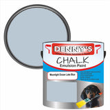 Denny's Chalk Paint For Ceilings Colour- Moonlight Ocean Lake Blue - Matte Stain-Hide Ceiling
