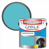 Denny's Chalk Paint For Furniture Colour- Moonlight Soft Ocean Blue - Matte Scuffproof Refresh