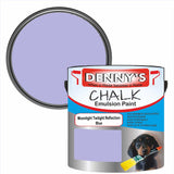 Denny's Chalk Paint For Furniture Colour- Moonlight Twilight Reflection Blue - Matte Scuffproof Refresh