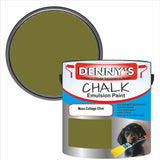 Denny's Chalk Paint For Furniture Colour- Moss Cottage Olive - Matte Scuffproof Refresh