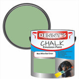 Denny's Chalk Paint For Furniture Colour- Moss Willow Basil Green - Matte Scuffproof Refresh